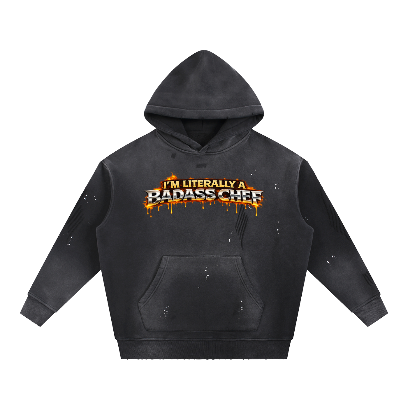 Badass Chef Flame Hoodie