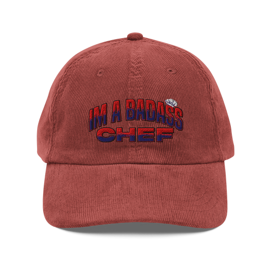 Badass Chef Corduroy Cap